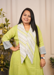 Cotton green one pc
