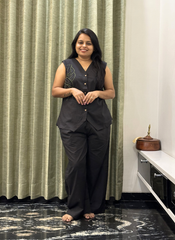 Black Cotton Co-Ord Set for Women