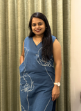 Blue Cotton 2 Piece Kurti Set – Comfortable Daily Wear