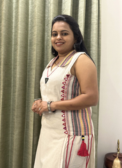 Khadi Cotton with Handweaving Sleeveless Kurta & Palazzo Set