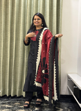 Black Cotton Dress for Women