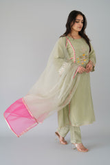 Pista Pink Tissue Heavy Dress