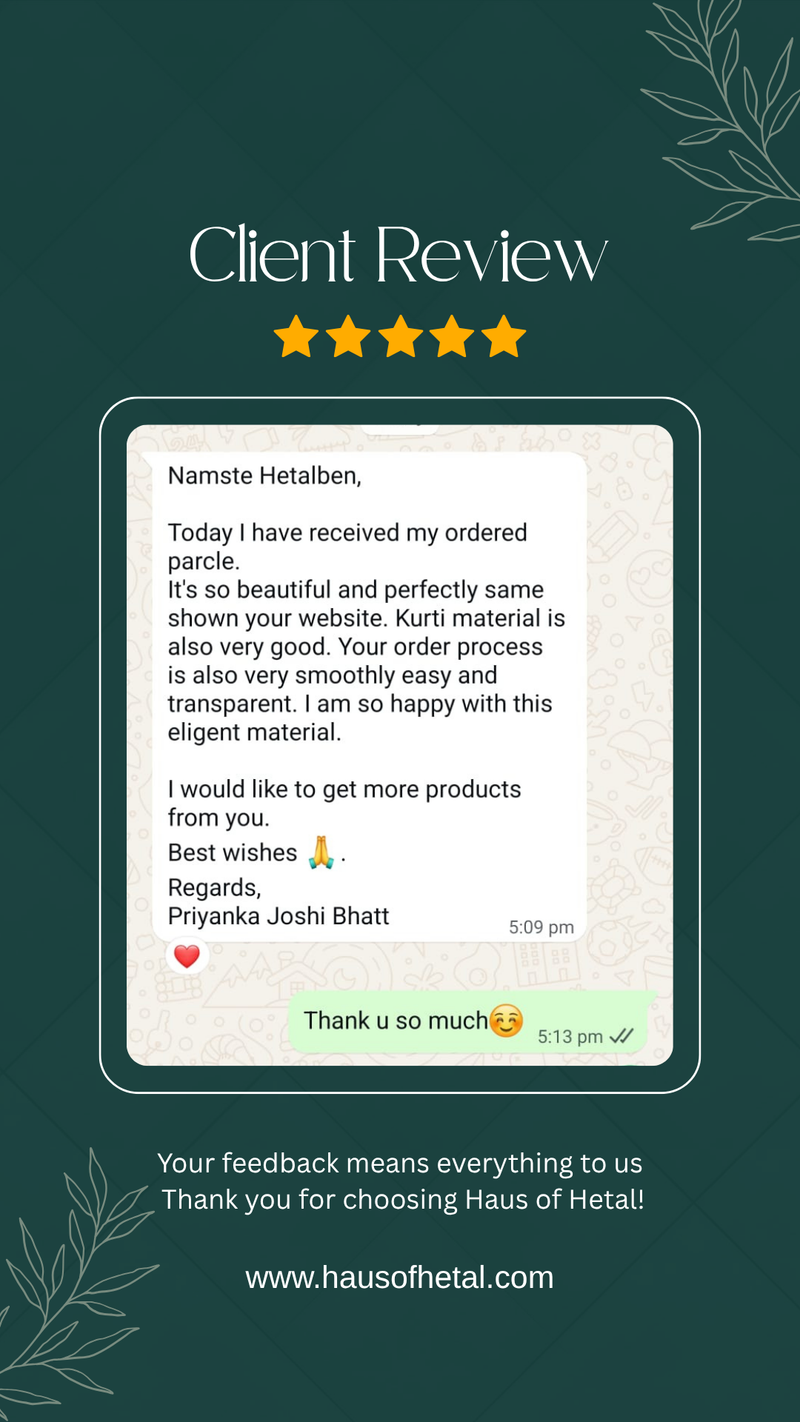 Customer styled by Haus of Hetal