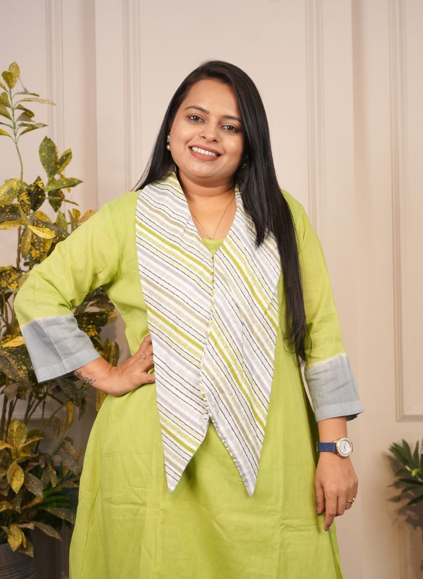 Cotton green one pc