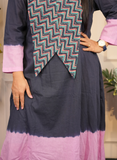 Cotton blue one pc