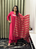 Pink Cotton Silk Dress – Elegant & Stylish