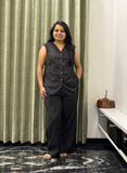 Black Cotton Co-Ord Set for Women