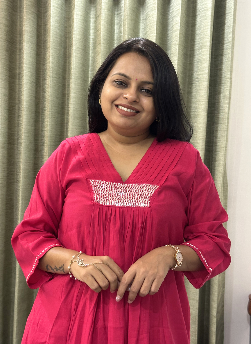 Pink Cotton Silk Dress – Elegant & Stylish