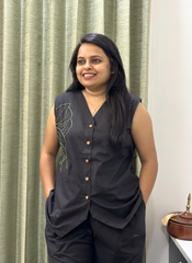 Black Cotton Co-Ord Set for Women