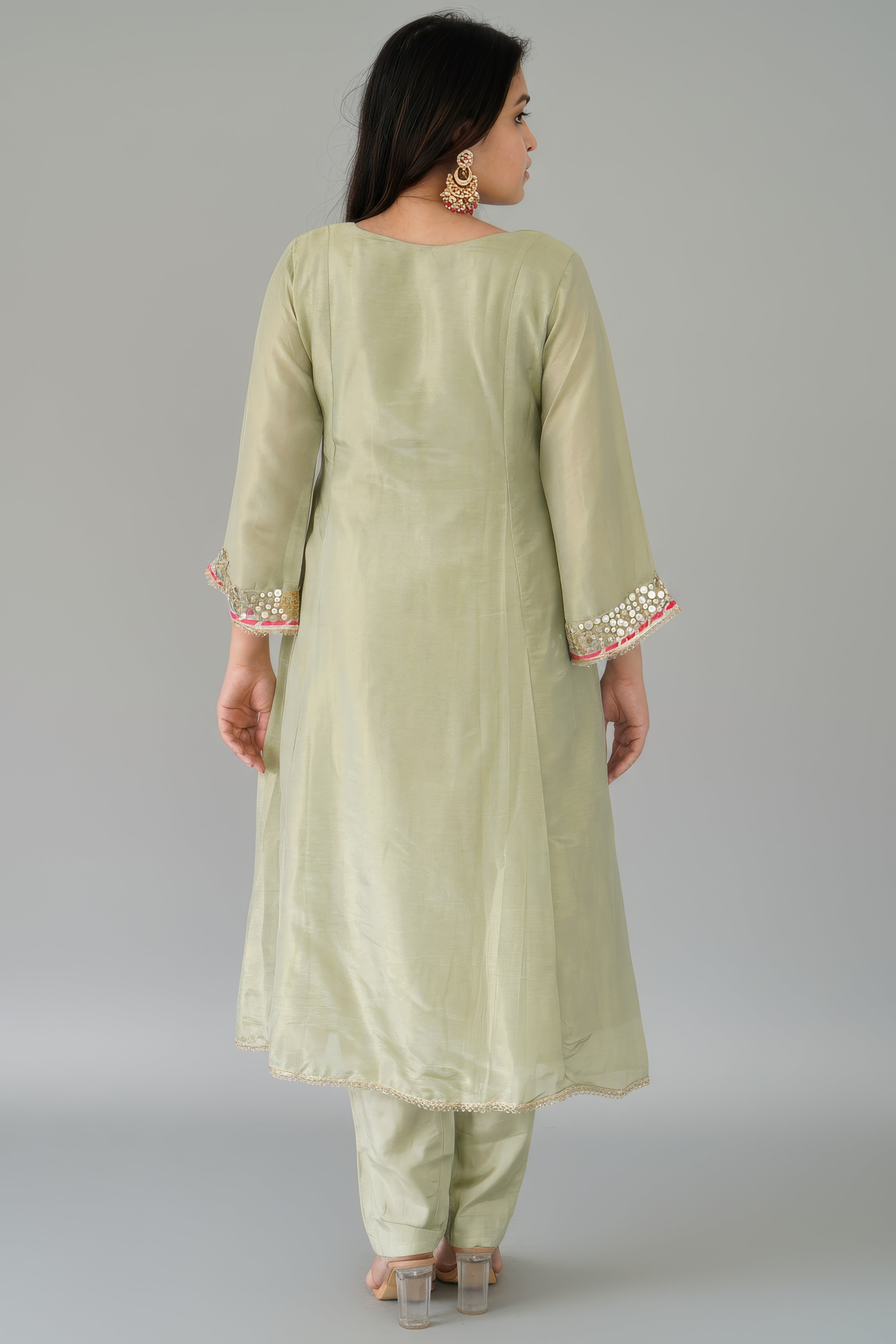 Pista Pink Tissue Heavy Dress